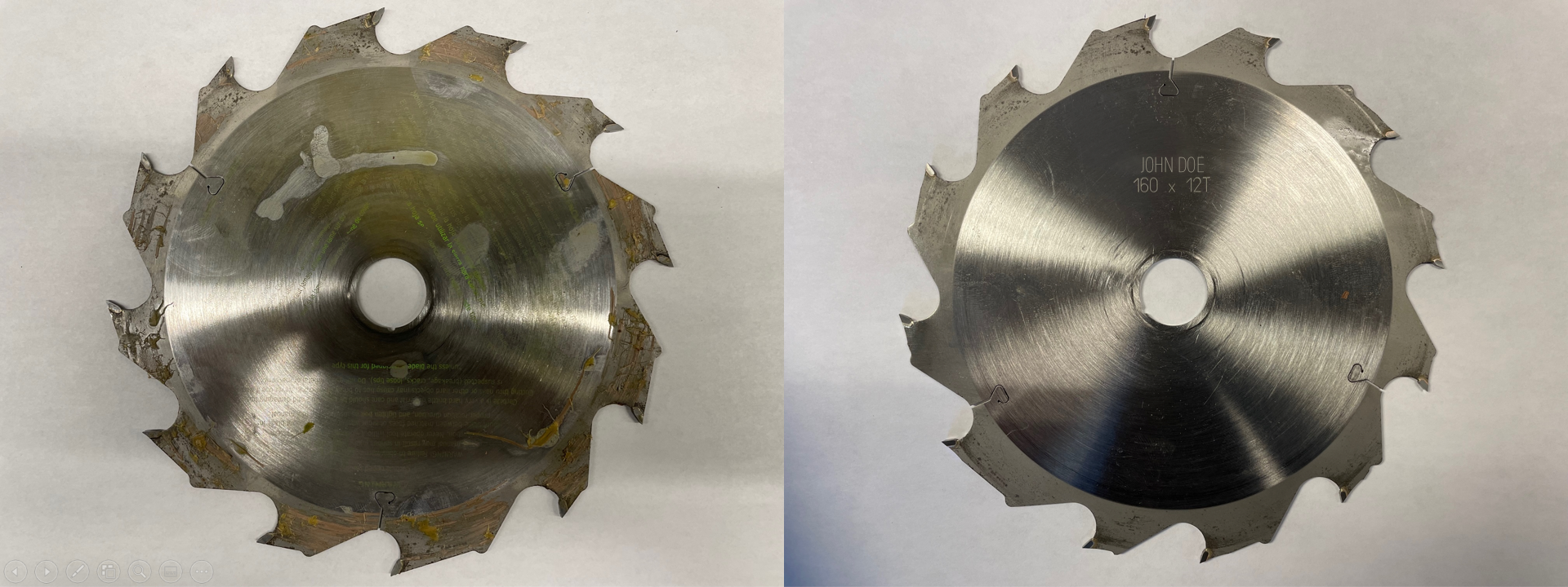 Picture before vs after