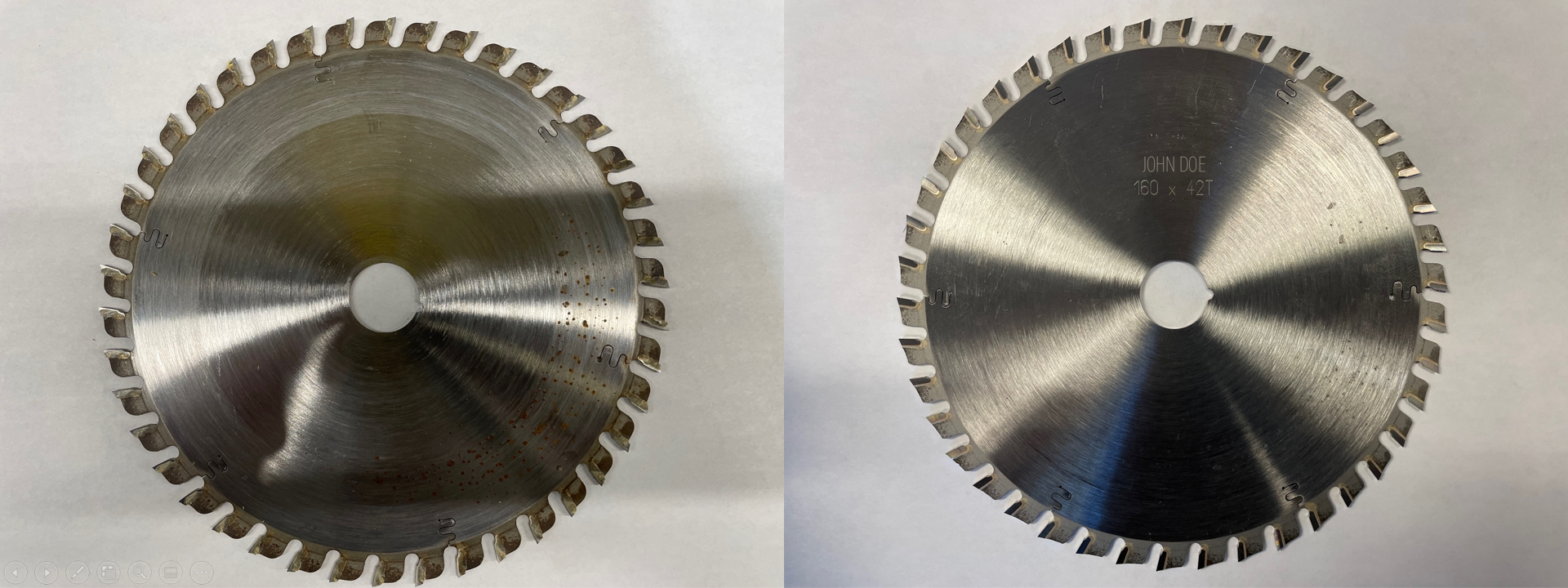 Picture of before vs after