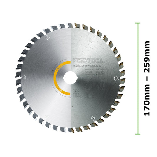 Picture of mid-sized saw blade